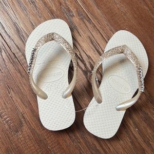 Havaianas Slim Glitter Flip Flops